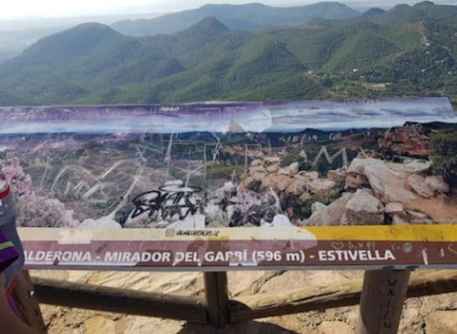 Piso Sierra Calderona A 15 Minutos Del Mar Estivella Lägenhet Exteriör bild